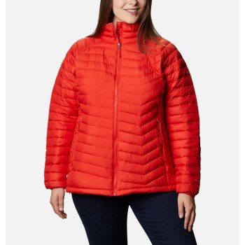 Columbia Jas Dames, Powder Lite Plus Size Oranje, 94ADMFRUY